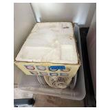 Tote & Box of Assorted China