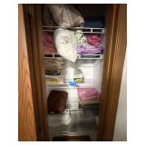 Closet Contents- Towels, Linens, Etc.