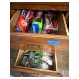 (2) Drawers of Cleaning Supplies