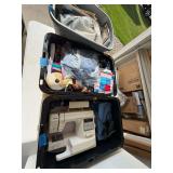 (3) Totes Sewing Machine, Fabric, Pattern