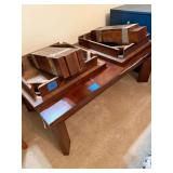 Coffee Table, (2) Side Tables
