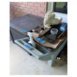 Patio Storage Box, Wheel Barrel, Yard Cart
