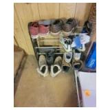 26" Shoe Rack and Shoes are included