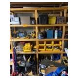 Wooden Storage Shelf - Items On Shelf Are NOT Included - MUST BE MOVED AT END OF AUCTION REMOVAL DAY - 15†x 73†x 78†Wooden Storage Shelf - Items On Shelf Are NOT Included - MUST BE MOVED AT END OF AUCTION REMOVAL DAY - 15†x 73†x 78â€