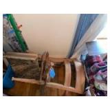 Wooden Chair And Coat Rack Wooden Chair And Coat Rack