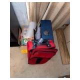 Books, Suitcase And Bin