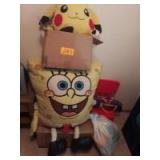 LARGE SPONGEBOB- POKEMAN - CHAIR AND MORE LARGE SPONGEBOB- POKEMAN - CHAIR AND MORE