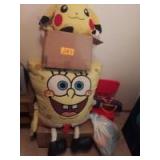 LARGE SPONGEBOB- POKEMAN - CHAIR AND MORE