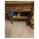 WOODEN END TABLE - 22IN. L. X 15IN. W. X 24IN. H WOODEN END TABLE - 22IN. L. X 15IN. W. X 24IN. H