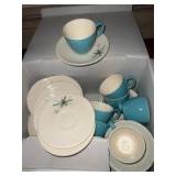 Dish set: Cups, plates, saucers, mugs