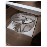Dimmable Modern Crystal Star And Moon Ceiling Fixture. 13 Inch 3-Light Chrome Crystal Chandelier Semi Flush Mount