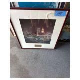 Ohio Framed Art Work 29”X25.5”