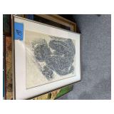 Anita Bertui Framed Matted Print 32”X24”