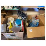 2 Boxes of Assorted Vintage Kitchen Items