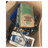 2 Boxes of Tools & Hardware - Wooden Table - Desk Lamp - Kids Bike