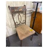 Metal & Stone Embedded Dining Chair