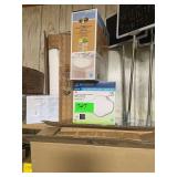 3 Overhead Lights and a 3 Bulb Vanity Light 18' Long