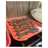 Approximately 12 Open End Wrenches
