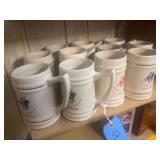 A Collection of Pittsburgh Charter Safari Club Mugs 6' Tall