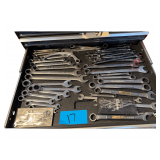 Contents of Drawer - Combination Wrenches - Mostly Craftsman - SAE & Metric - Assorted Sizes