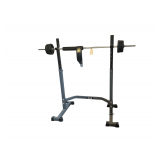 A Champ Squat Rack With Bar