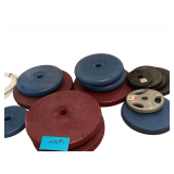 A Collection of 15 Free Weights 2.5' up to 25'