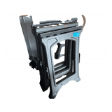 4 Plastic Saw Horses with 2 Aluminum Saw Horses