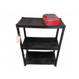 Plastic Shelf.  Battery Organizer