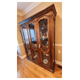 62 Inches Long 19 Inches Deep 80.5 Inches Tall China Cabinet