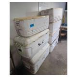 6 Igloo Coolers 3' W