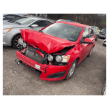 Red, 2015, Chevrolet Sonic, 1G1JC5SBXF4177267, KEY ,