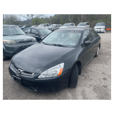 BLACK, 2003, HONDA ACCORD, 1HGCM56343A147275,  ,