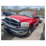 RED, 2006, DODGE RAM PICKUP, 1D7HU16N46J211355,  ,