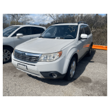 White, 2010, Subaru Forester, JF2SH6CC9AH755145,  ,