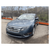 Blue, 2012, Ford Fusion, 3FAHP0JG6CR191475, KEY ,