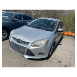 Silver, 2014, Ford Focus, 1FADP3F2XEL370990, KEY ,