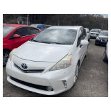 White, 2012, Toyota Prius v, JTDZN3EU2C3158946, KEY ,LKM 245,812
