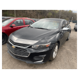 Black, 2017, Chevrolet Malibu, 1G1ZE5ST7HF108906, KEY/RUNS ,LKM 179,100