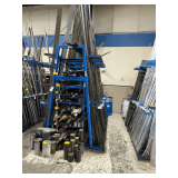 Steel Rack 8’H. X 132”L. Must Be Removed On A Separate Day Of Removal Must Bring Proper Tools & Help - Rack Only Not Contents