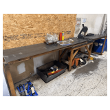 2004 Kama Portable Benchtop Bandsaw - Model AD105S - Includes 13' Wooden Bench w/ Steel Top