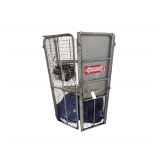 Metal Open Caged Cabinet - 44' x 27' x 69'