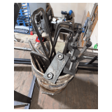 Bucket of U Bolts - Ryobi Saw Stand - Disassembled Rack -  Located on Loft
