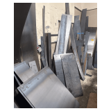 Large Lot - Assorted Gauge and Size Steel - Some Tread Plate and Etc.