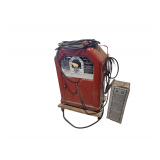 Lincoln Electric AC-225-S Variable Voltage AC Arc Tombstone Welder - S/N 8370-211 - 1PH/110V - Includes Leads, Rods, & Helmet