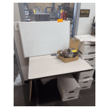 35' x 23' Whiteboard - 3' Desk