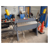 KAKA Industrial 48' Pan & Box Brake - Model W-4812 - S/N KA244147 - Max Width 48' - 12 Ga Max - 5 1/2' x 2' x 5 1/2'