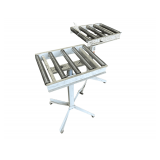 2- Steel Portable Conveyor Stands
