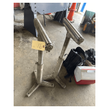 2- Steel Adjustable Roller Stands