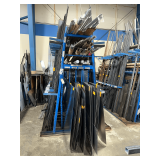 Steel Rack 8’H. X 123”L. Must Be Removed On A Separate Day Of Removal Must Bring Proper Tools & Help Rack Only Not Contents