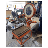 Vintage Toledo “No Springs - Honest Weight” Industrial Wheeled Platform Scale Scale - Style 31-1821 - S/N 651022 - 800lb Capacity - 1/2lb Graduations - 31' x 42' x 68'